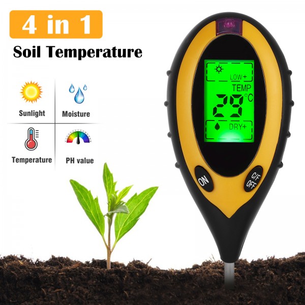 4-in-1 Soil tester pH Meter