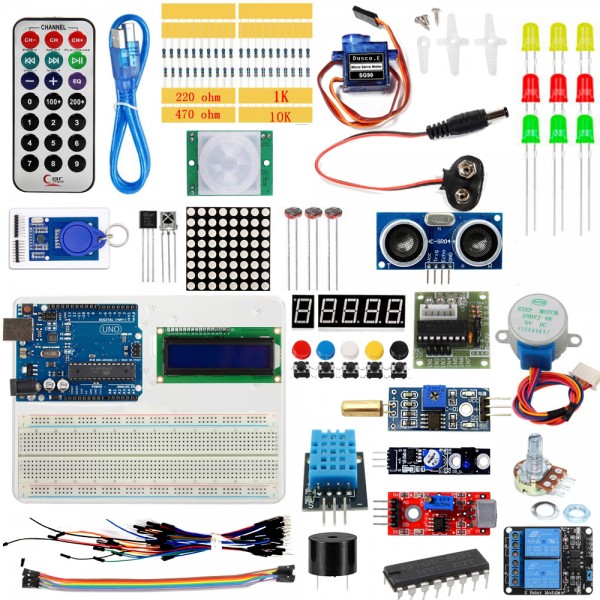 Arduino Uno Starter Kit with RFID